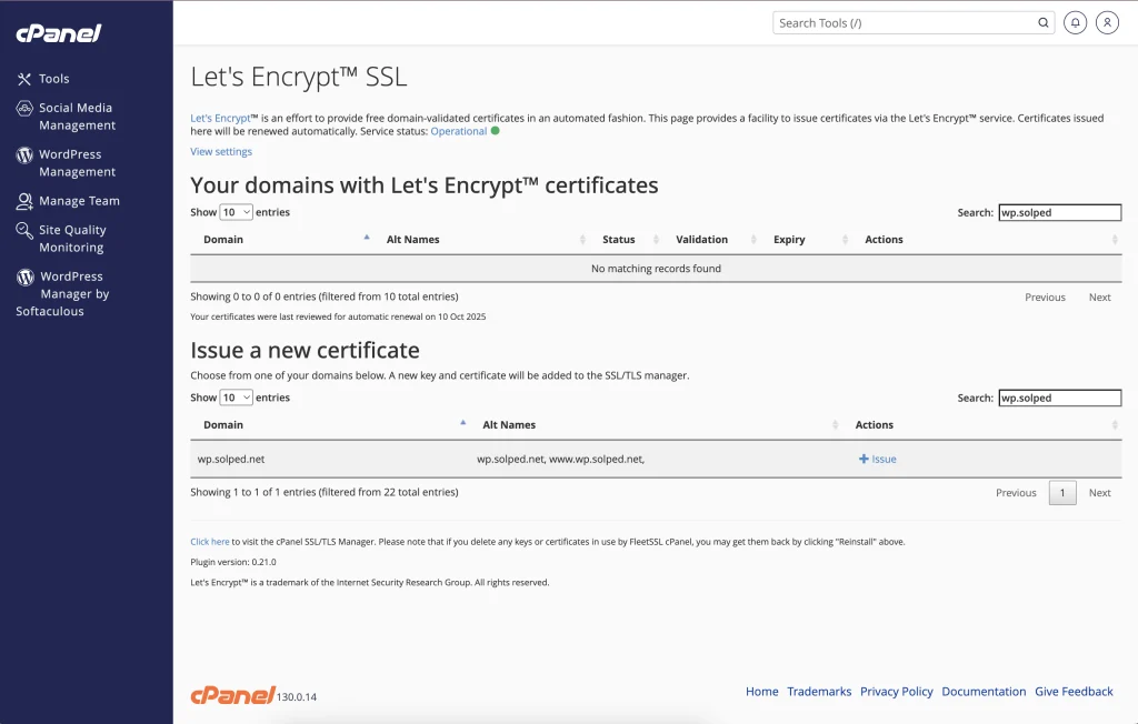 cara installasi SSL gratis