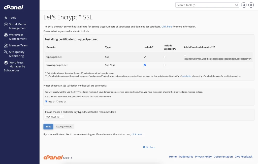 cara installasi SSL gratis
