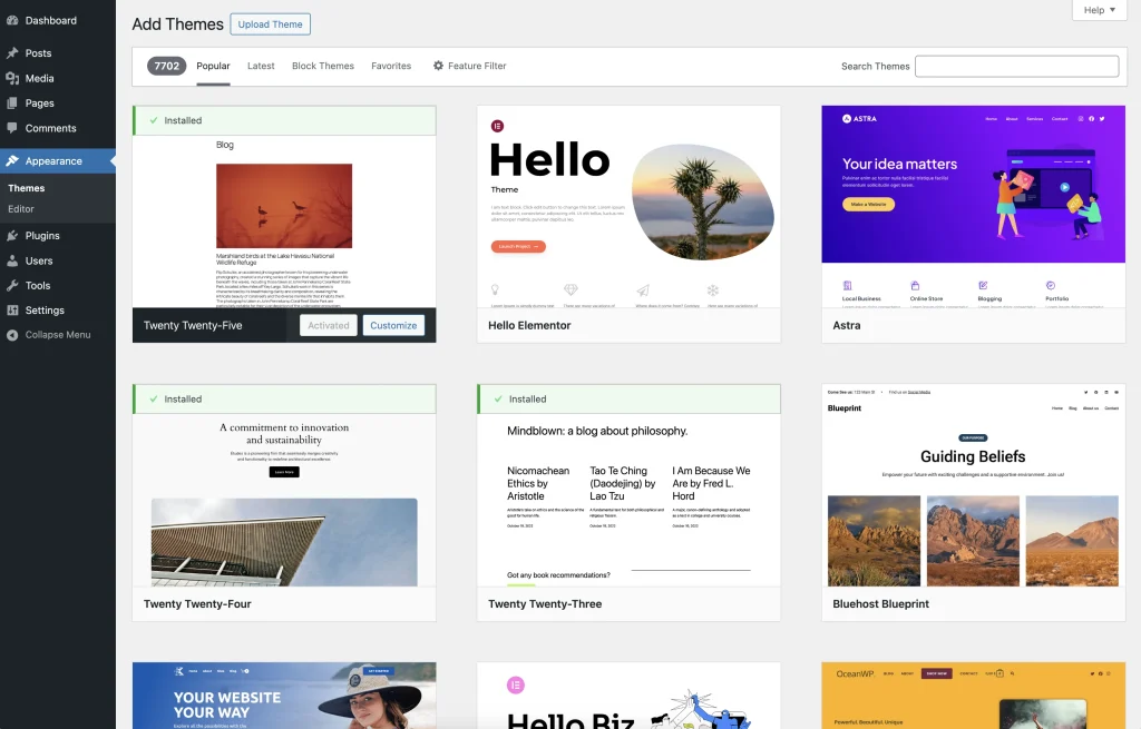 cara membuat website di wordpress